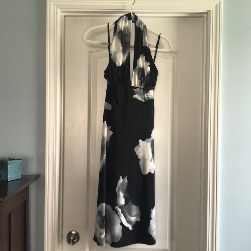 Halter cocktail dress